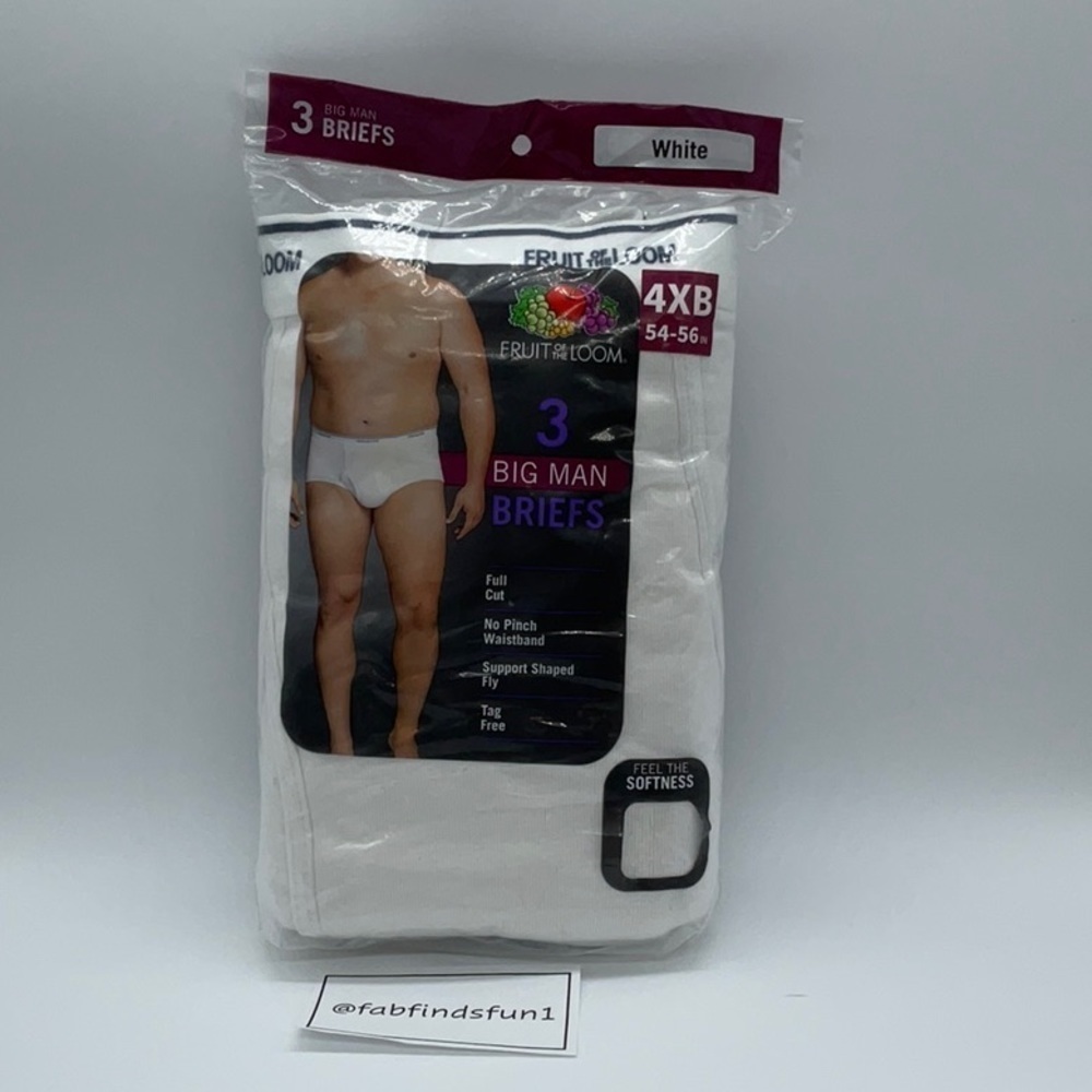 🏷 3/$20 🏷 Fruit of the Loom Big Man Briefs white 🏷 3/$20 🏷